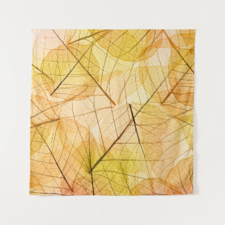 Tenture Autumn Leaves yellow and orange Background - trans