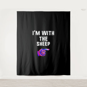 Tenture Avec Sheep Tie Dye Dog Present