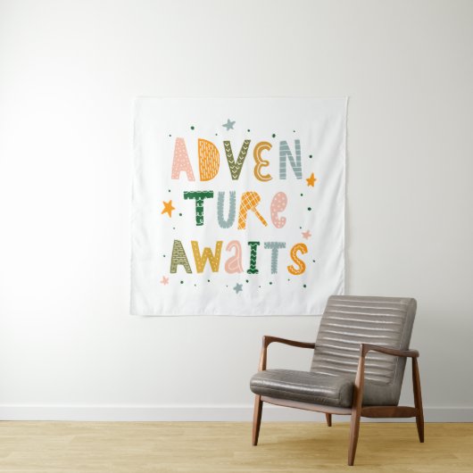 Tenture Aventure Attend (En situation)