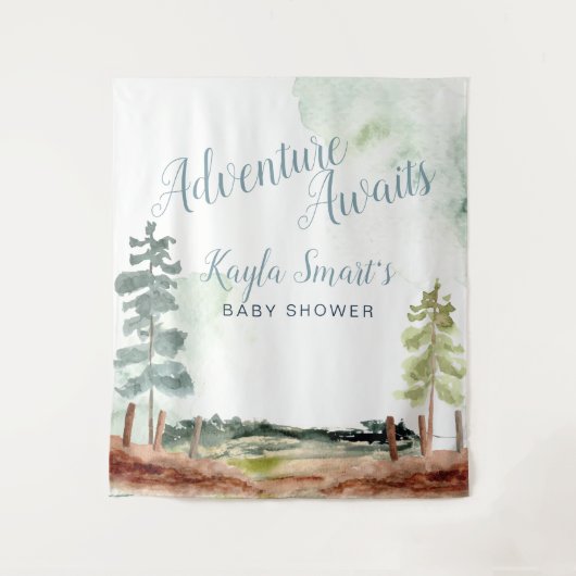 Tenture Aventure Attend le fond (Devant)