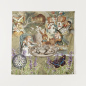 Tenture Aventures d'Alice au Pays des Merveilles Thé à la  (Devant)