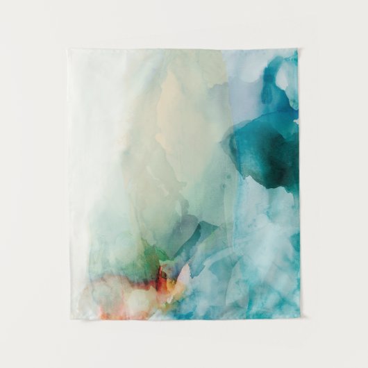 Tenture Aversion - Aquarelle bleue (Devant)