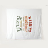 Tenture Avertissement de tortue de mer mai (Devant (Horizontal))