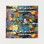 Tenture Avoir Une Journée Abstraite Kinda (Devant (Horizontal))