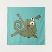 Tenture Awesome Chameleon (Devant (Horizontal))