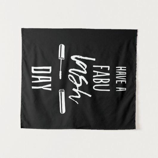 Tenture Ayez un jour de mèche de Fabu (Devant (Horizontal))