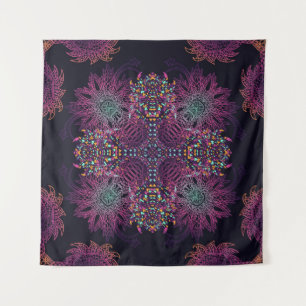 Tenture Aztec géométrique, vintage motif sans couture.