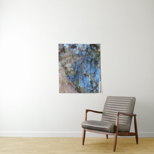 Tenture Azure et Iridescence (En situation)