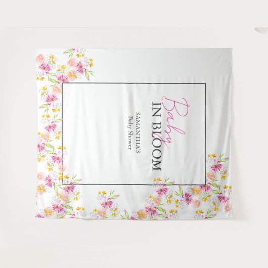 Tenture Baby in Bloom Backdrop (Devant (Horizontal))