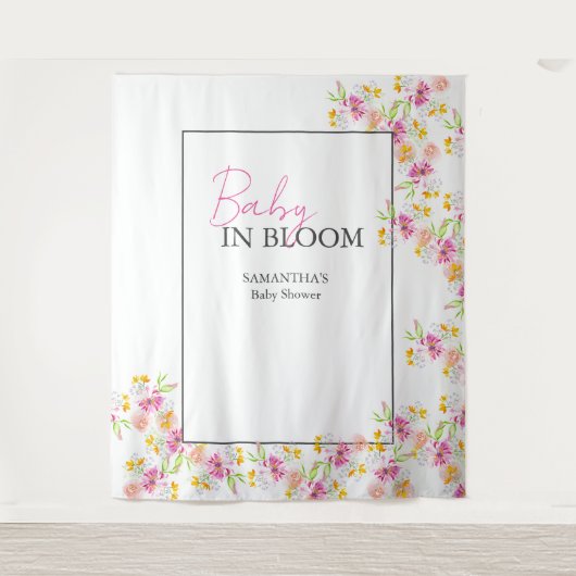 Tenture Baby in Bloom Backdrop (Devant)