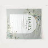 Tenture Baby in Bloom Botanical Eucalyptus Contexte (Devant (Horizontal))