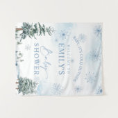 Tenture Baby It's Cold Outside Baby shower Backdrop (Devant (Horizontal))
