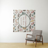 Tenture Baby shower animal de la forêt (En situation (horizontale))