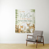 Tenture Baby Shower Animaux de Bébé Mignons de la Forêt en (En situation)