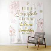 Tenture Baby shower antivol rose Gold Little (En situation)