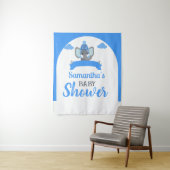 Tenture Baby shower Boho Elephant Rustique Contexte (En situation)