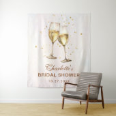 Tenture Baby Shower Champagne Brunch de Mariage (En situation)