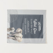 Tenture Baby shower éléphant Wild One Safari Contexte (Devant (Horizontal))