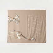 Tenture Baby shower girafe moderne élégante typographie ru (Devant (Horizontal))