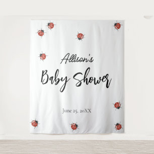 Tenture Baby shower Ladybug