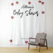 Tenture Baby shower Ladybug (En situation)