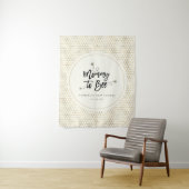 Tenture Baby Shower Maman Abeille (En situation)