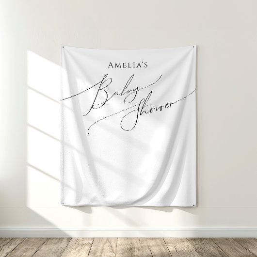 Tenture Baby shower neutre Whimsical