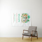 Tenture Baby Shower Petit Explorateur Garçon Detective de  (En situation (horizontale))