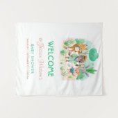 Tenture Baby Shower Petit Explorateur Garçon Detective de  (Devant (Horizontal))