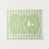 Tenture Baby-Shower Petite Oie (Devant (Horizontal))