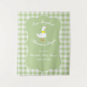 Tenture Baby-Shower Petite Oie (Devant)