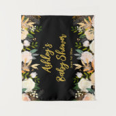 Tenture Baby shower Photo Booth Arrière-plan Floral Prop B (Devant)