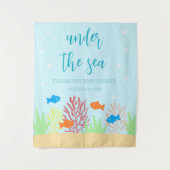 Tenture Baby shower Sea Life (Devant)