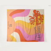 Tenture Bach à les années 70 Retro Super Sunset Bacheloret (Devant (Horizontal))