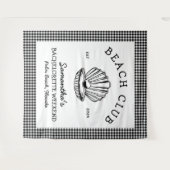 Tenture Bachelorette côtière week-end club de plage (Devant (Horizontal))