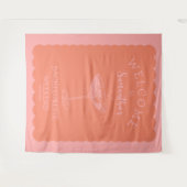 Tenture Bachelorette de bord Scalop Backdrop Cocktail (Devant (Horizontal))