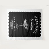 Tenture Bachelorette de bord Scalop Backdrop Cocktail (Devant (Horizontal))