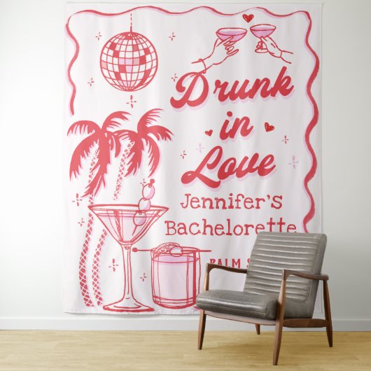 Tenture Bachelorette en amour (En situation)