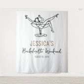 Tenture Bachelorette femme en verre fond d'écran Photo (Devant)