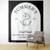 Tenture Bachelorette Noire Élégante Classique Côtière Mode (En situation)