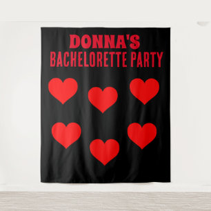 TENTURE BACHELORETTE PARTY BACKDROP TAPESTRY PERSONNALISÉ