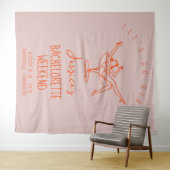 Tenture Bachelorette week-end Backdrop Cabine photo (En situation (horizontale))