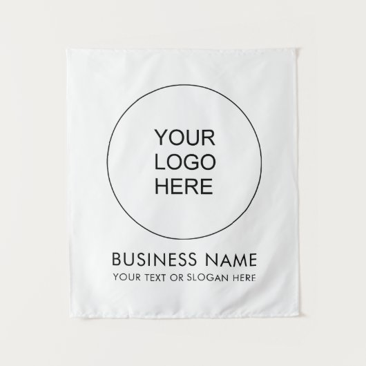 Tenture Backdrop Custom Business Logo Ajouter un Modèle te (Devant)