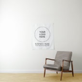 Tenture Backdrop Custom Business Logo Ajouter un Modèle te (En situation)