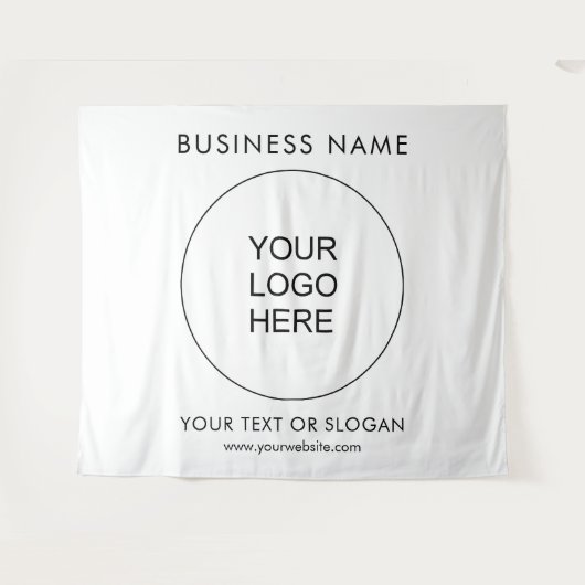 Tenture Backdrop Party Event Séminaire Logo Extra Large (Devant (Horizontal))