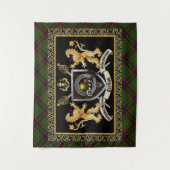 Tenture Badge et devise du clan de Buchan avec Lions (Devant)