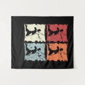 Tenture Badminton vintage (Devant (Horizontal))