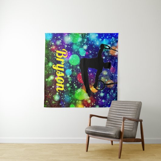 Tenture Bagues de gymnastique garçons (En situation (horizontale))