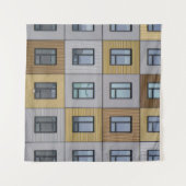 Tenture Baies vitrées blanches et beiges (Devant (Horizontal))