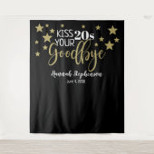 Tenture baiser vos 20's au revoir 30e anniversaire photo (Devant)